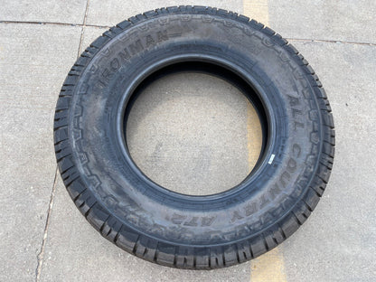 (1) 245/75/17 Ironman All Country A/T2 tire 245/75R17 M+S 120R LT 10 ply LRE NEW