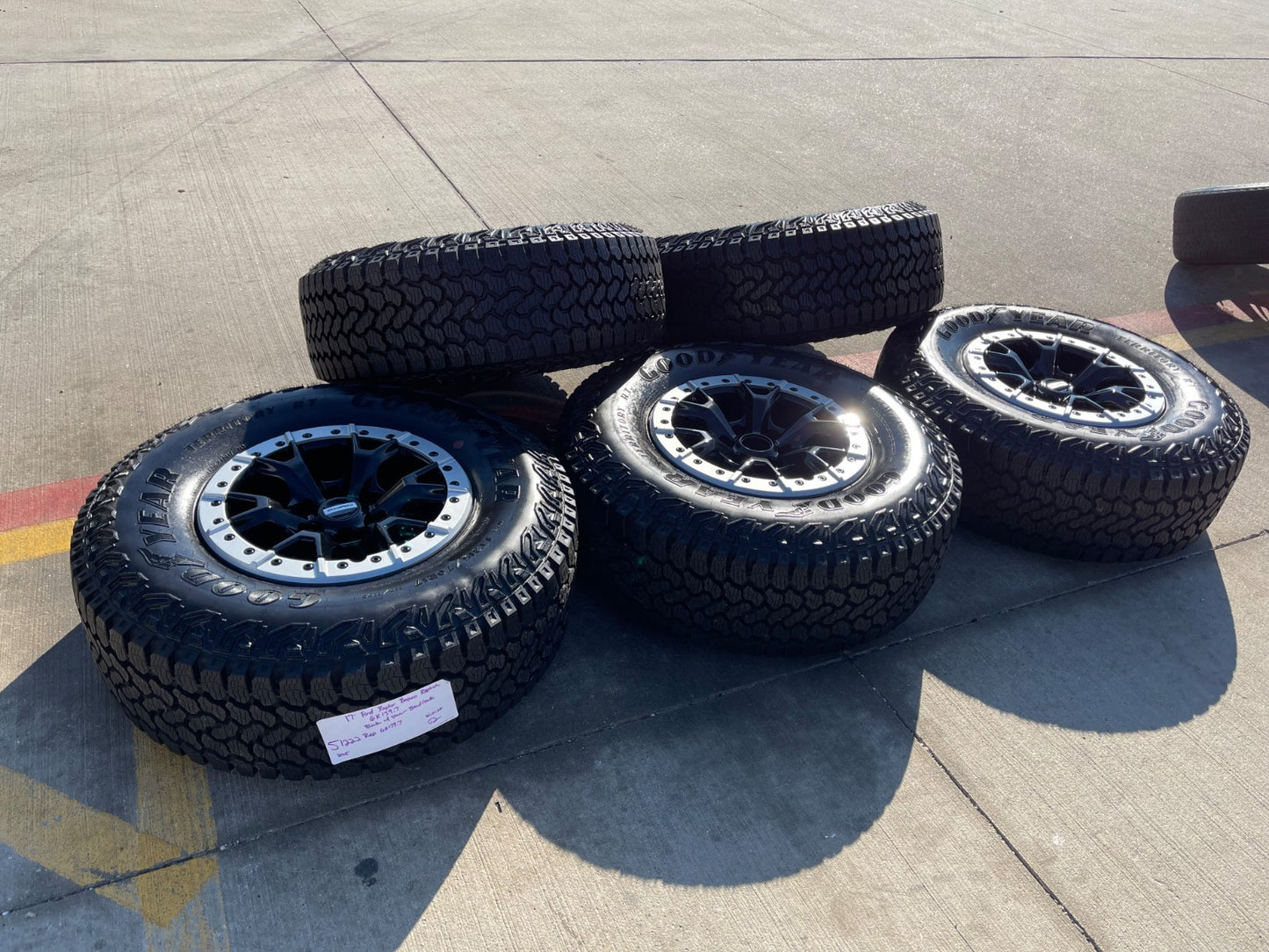 17" Ford F-150 Raptor Bronco R OEM Replica BEADLOCK 10460 rims wheels NEW 35"