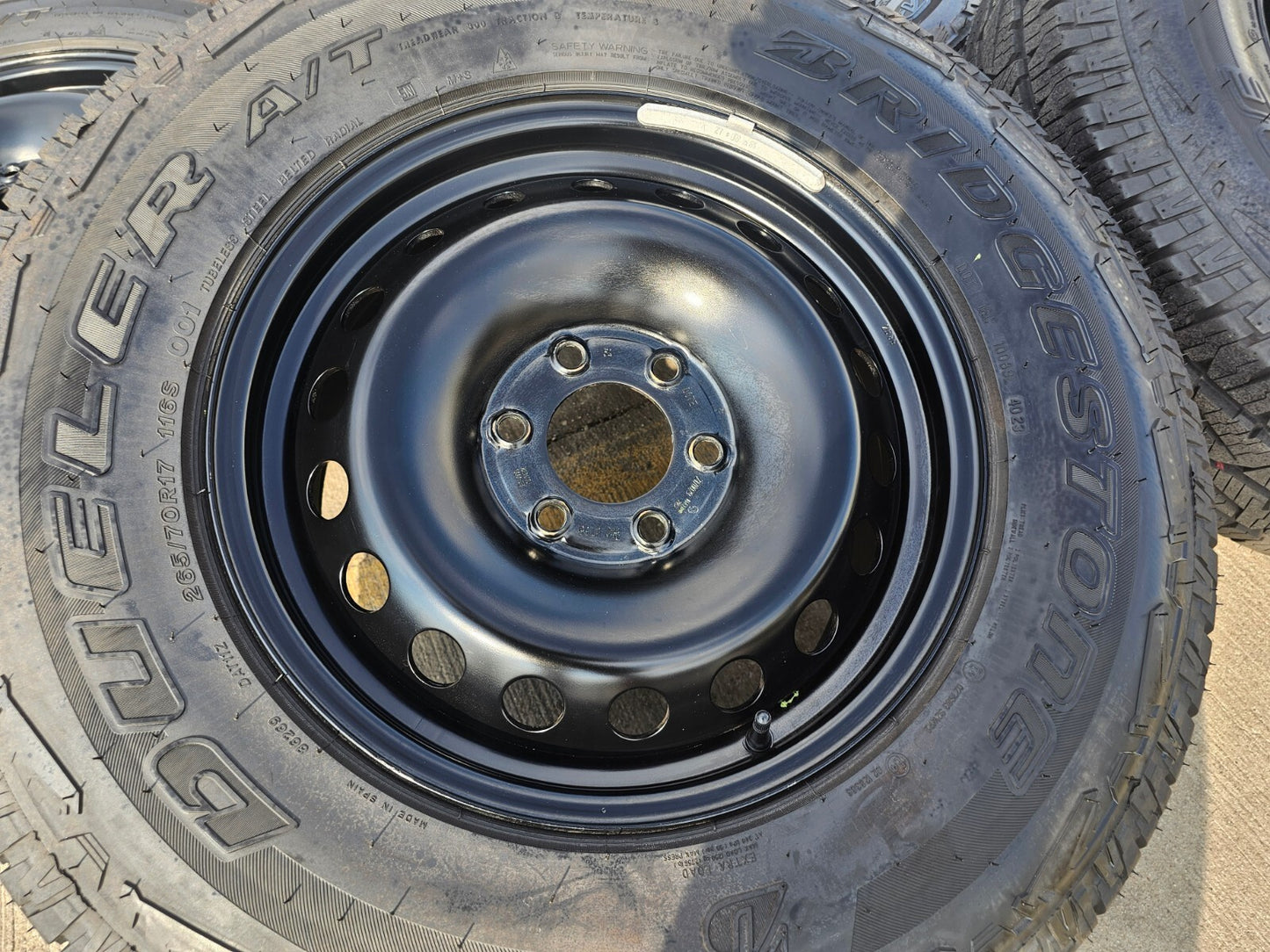 (4) 17" INEOS Grenadier OEM steel wheels rims tires 2023 2024 2025 2026 NEW