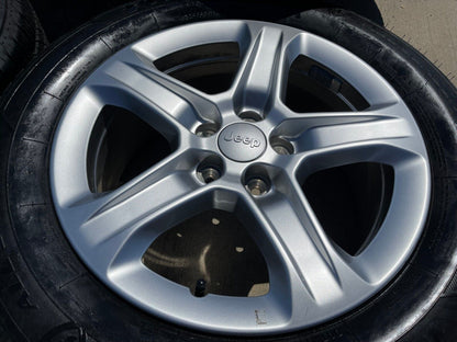 17" Jeep Cherokee Compass wheels rims OEM Renegade tires