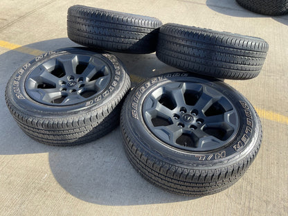 20" Dodge Ram 1500 OEM Laramie Black 2680 wheels rims 2022 2023 2024 2025 2026