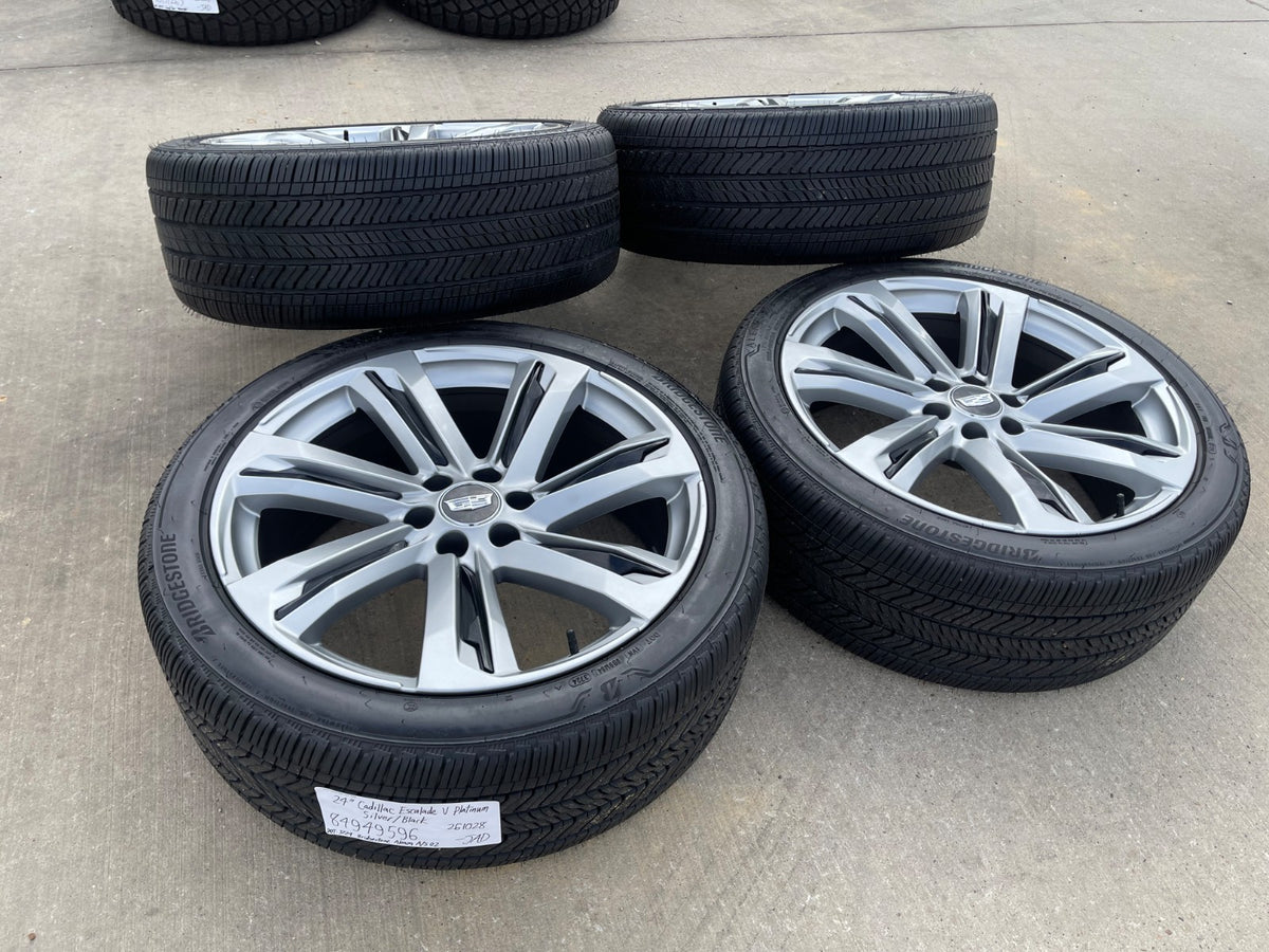 24" Cadillac Escalade V OEM wheels rims SET BRIDGESTONE GREAT DEAL