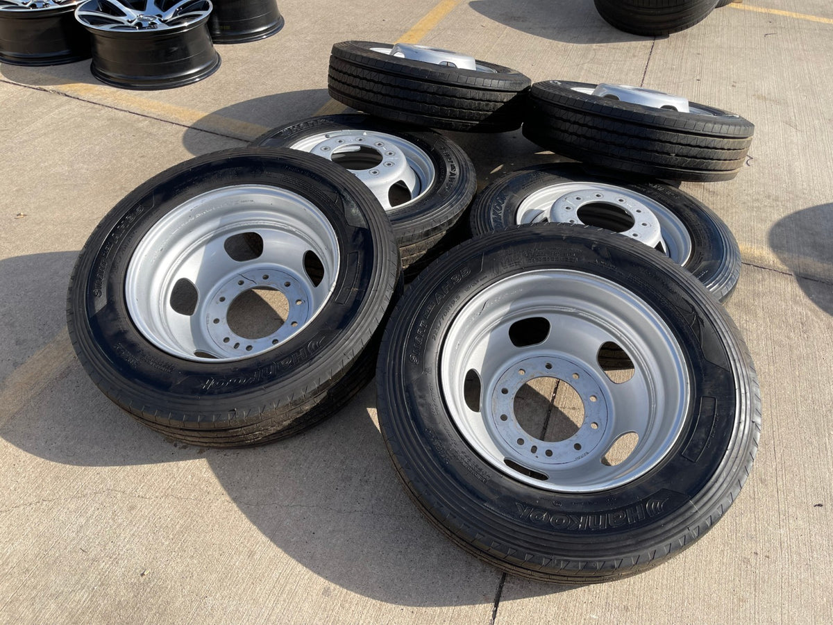 19.5" RAM 4500 5500 Ford F-450 Dually F-550 rims wheels OEM 10x225 HANKOOK NEW