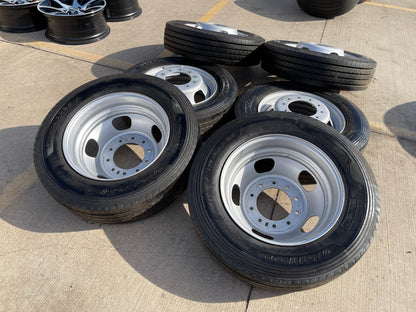19.5" RAM 4500 5500 Ford F-450 Dually F-550 rims wheels OEM 10x225 HANKOOK NEW