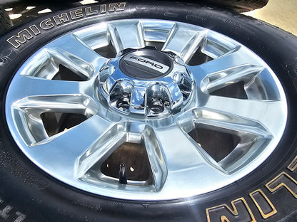 20" Ford F-250 F-350 Platinum OEM rims wheels 10103 tires MICHELIN A/T2