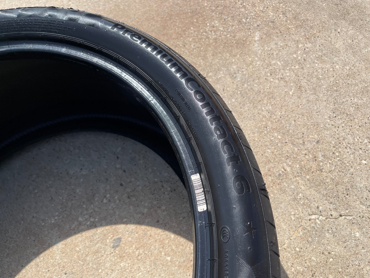 (2) 275/35/22 + (2) 315/35/22 Continental Premium Contact 6 104Y XL tires