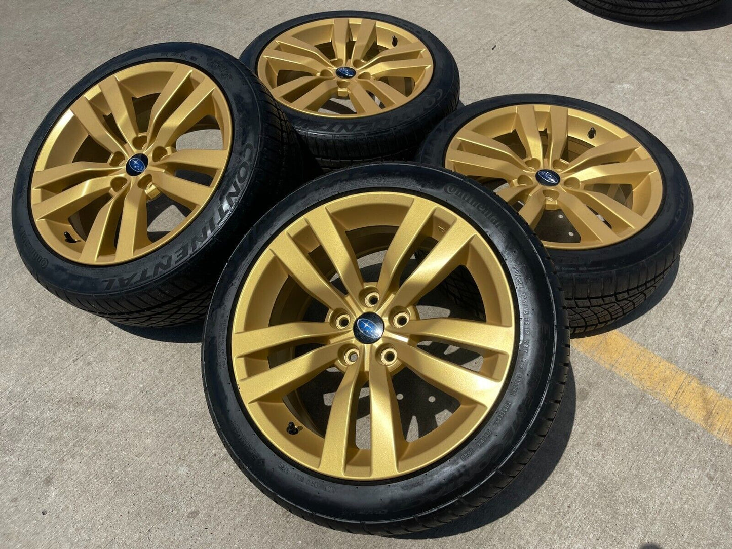 18" Subaru Outback Legacy Forester OEM wheels rims 68801 tires NEW