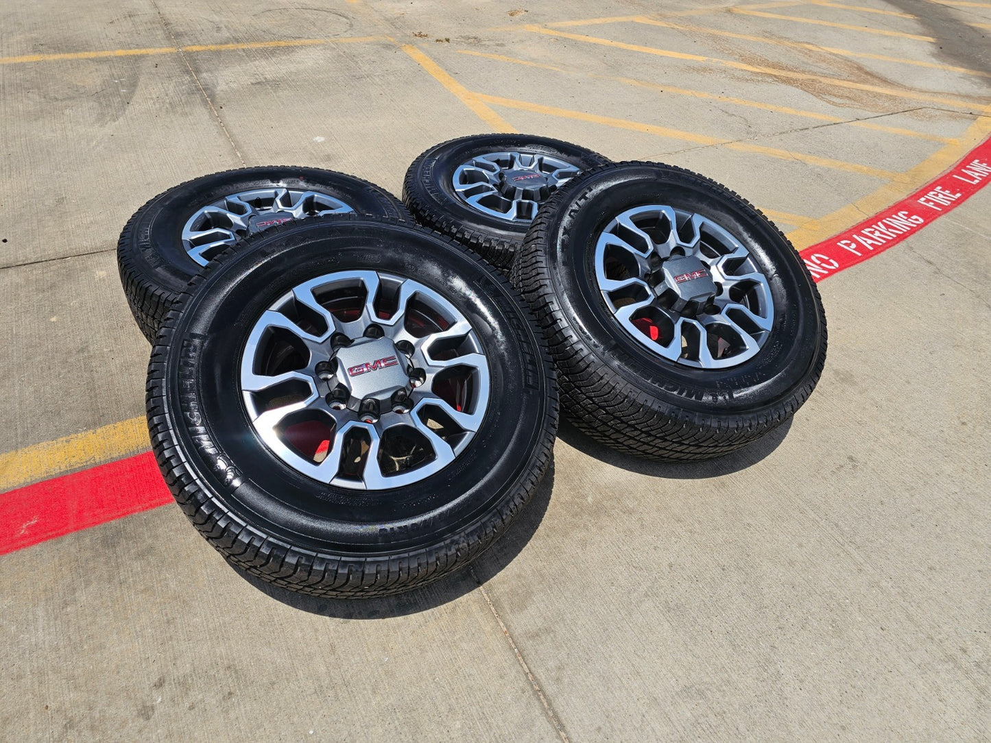 18" GMC Sierra AT4X Chevy Silverado 2500 3500 OEM wheels rims SET RIM# 5949 NEW