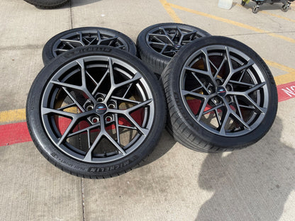 19" 19x10.5 19x11 Ford Mustang GT Track Pack PREFORMANCE OEM wheels rim MICHELIN