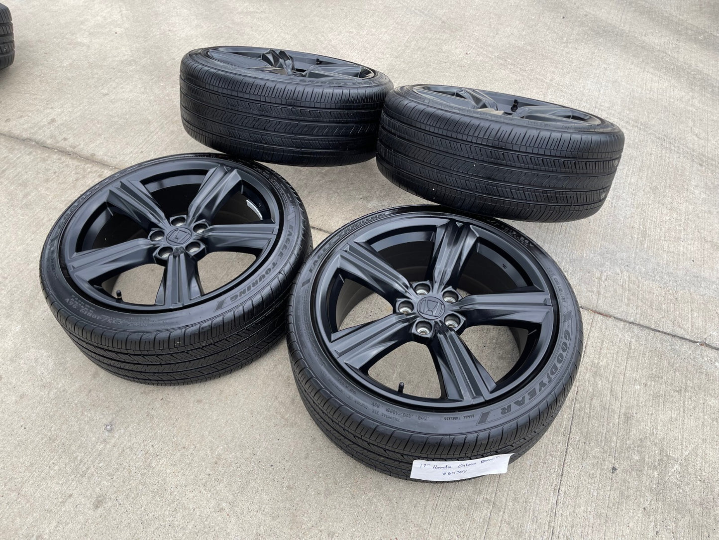 19" Honda Accord OEM Black Sport wheels rims 60307 190340 Civic 2023 2024 2025