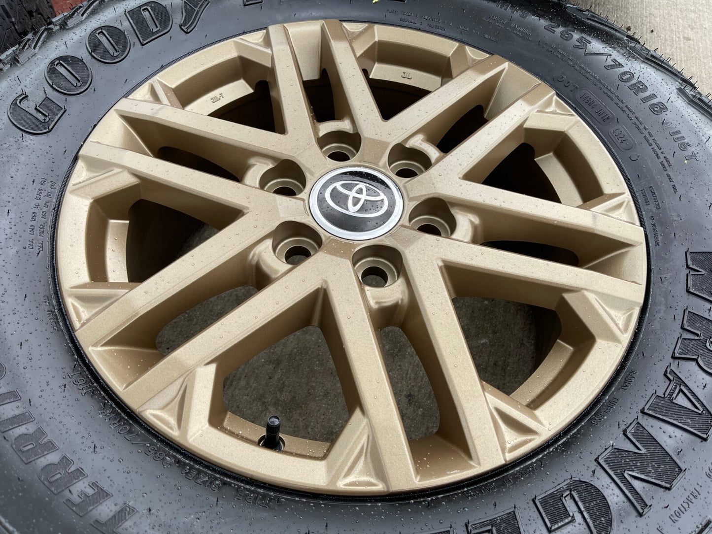 18" Toyota Tundra TRD OEM wheels rims 75281 Sequoia LX600 BRONZE 2025 2026 NEW