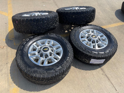 17" Chevy Silverado GMC Sierra 2500 OEM 5948 wheels rims YOKOHAMA A/T SET