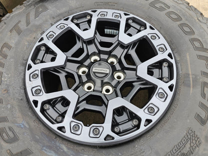 (5) 17" Ford F-150 Raptor R OEM BEADLOCK rims wheels 2024 2025 2026 2027 BFG NEW
