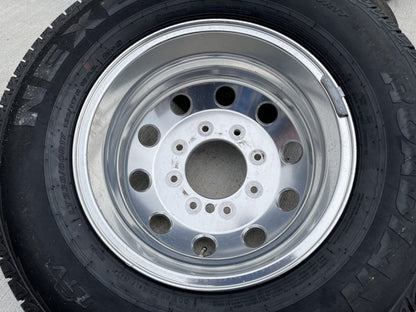(1) 17" Dodge Ram 3500 Dually Laramie 8x200 REAR wheel rim 2702 OEM tire NEXEN