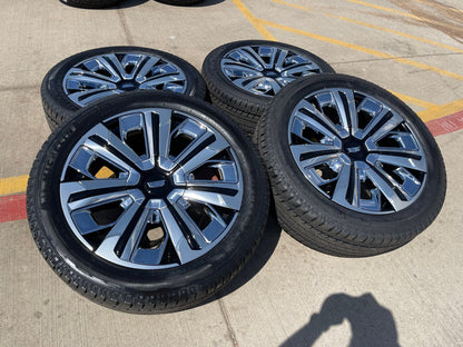 24" Cadillac Escalade IQ PLATINUM EV OEM 8x165 wheels rims Hummer 2500 2025 NEW