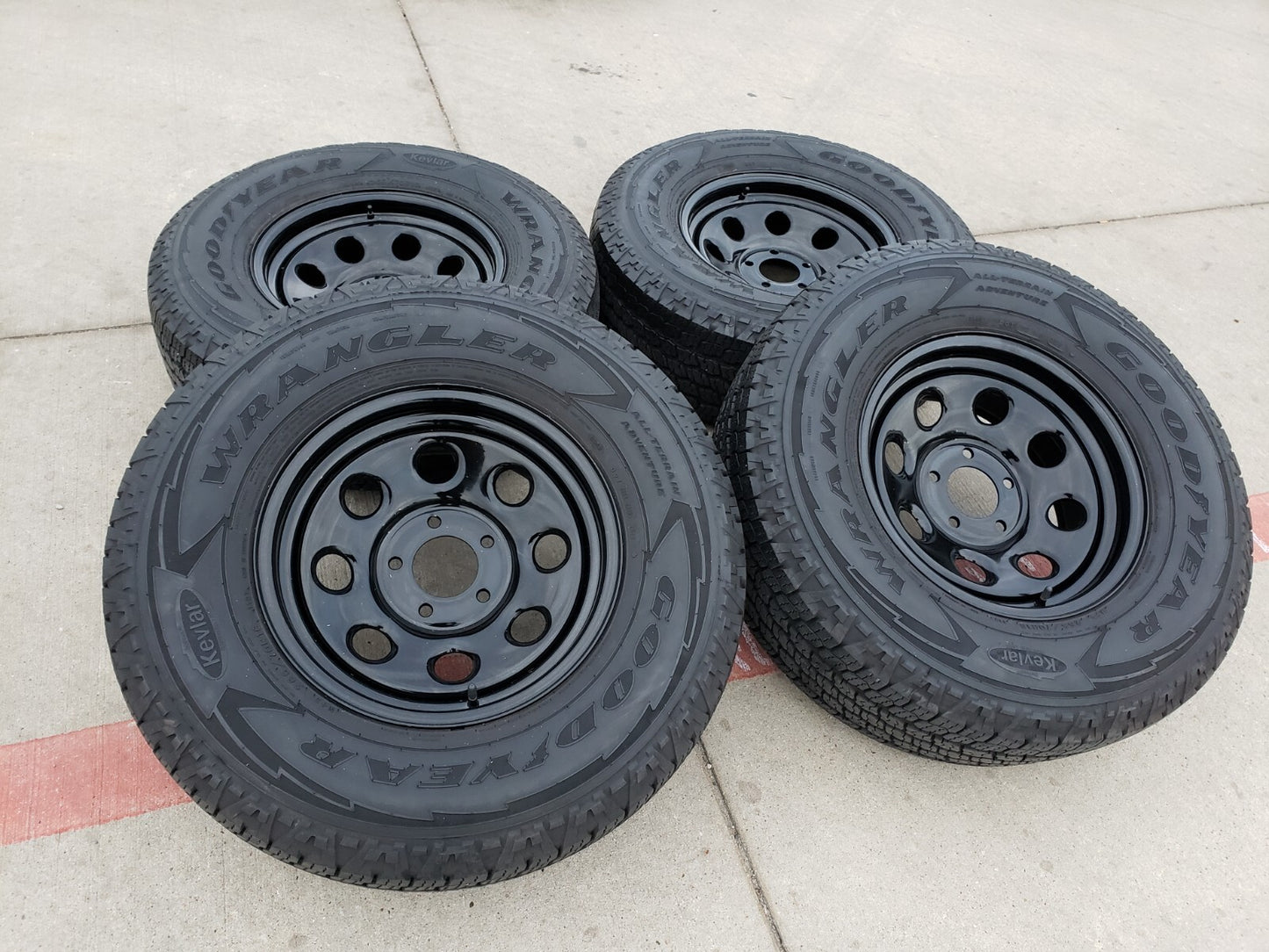 16x7 Aftermarket Jeep Wrangler wheels rims 5x127 5x5 2013 2014 2015 2016 2017