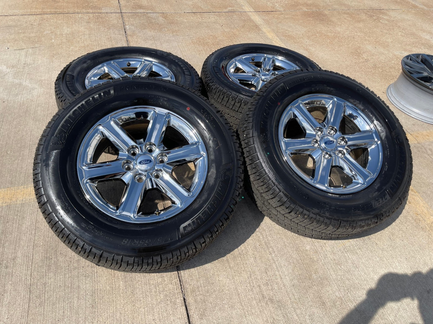 18" Ford F-150 Expedition OEM chrome rims wheels tires MICEHLIN 2025 2026 NEW