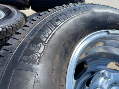 17" Ford F-350 Dually OEM 10477 10478 rims wheels SET tires MICHELIN A/T2 NEW