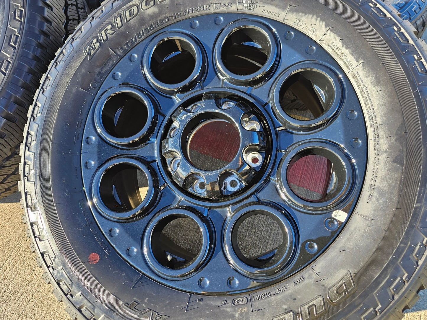 20" Ford F-250 F-350 OEM black Lariat 10299 10484 wheels rims 2024 2025 2026