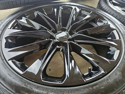 24" Cadillac Escalade V OEM ONYX wheels rims 2023 2024 2025 2026 2027 NEW