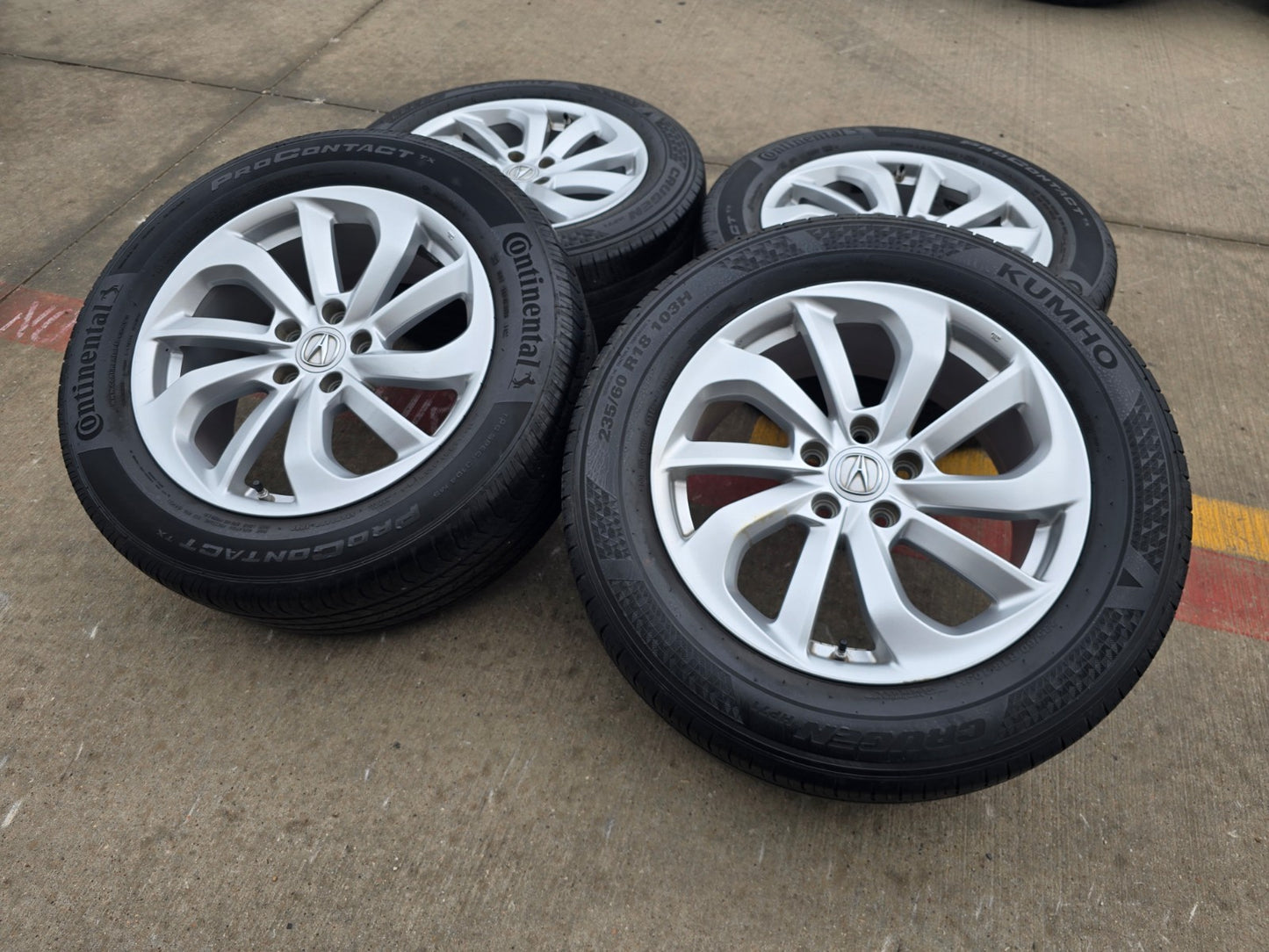 18" Acura RDX ILX Honda Accord CR-V OEM wheels rims 71836 tires