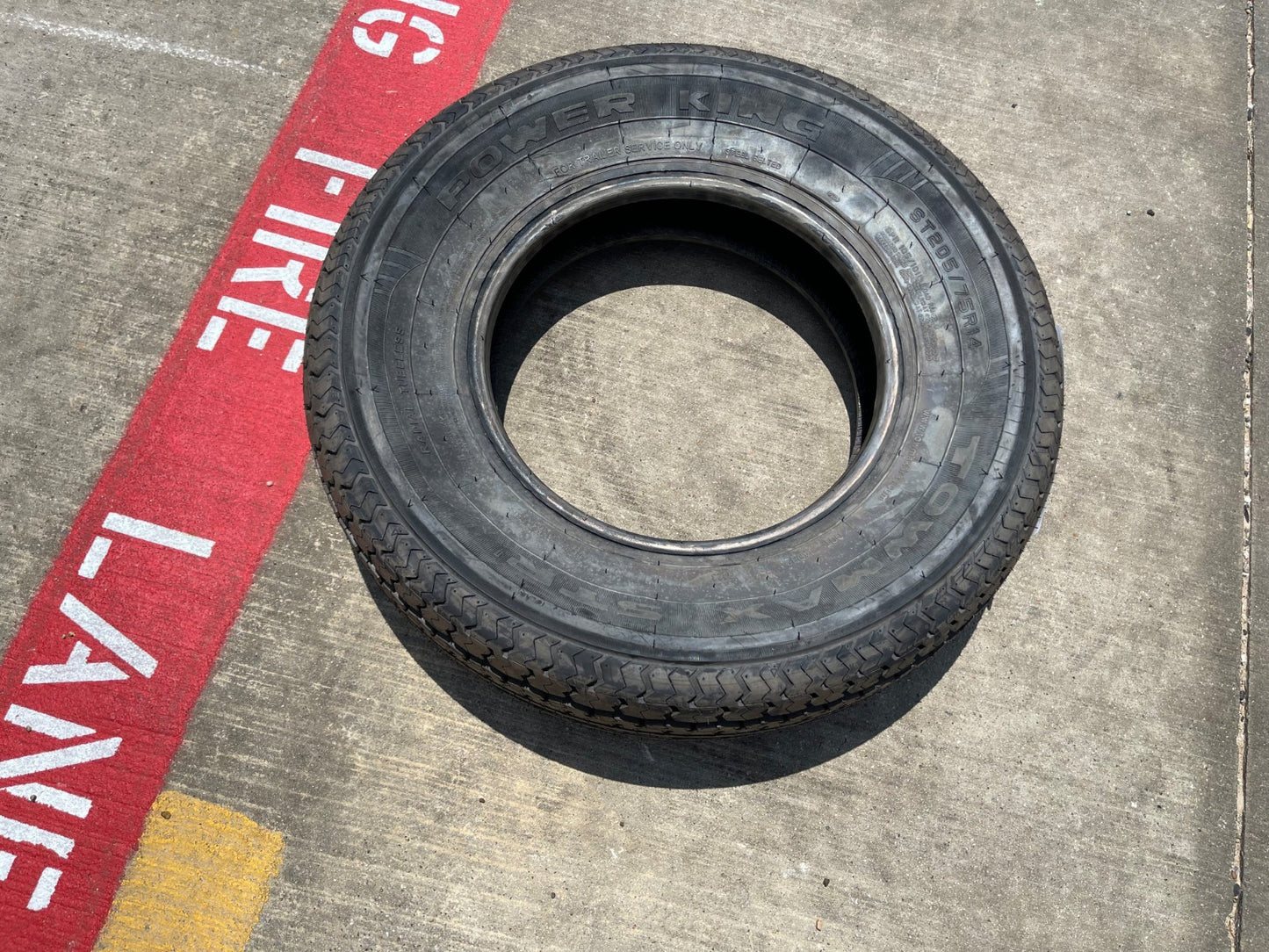 205/75/14 Power King Towmax ST II tire 205/75R14 LT 8 ply LR D 105L trailer NEW