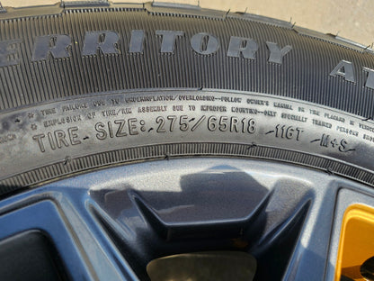 18" Ford Expedition F-150 TREMOR OEM rims wheels 2025 2026 2027 SET GOODYEAR