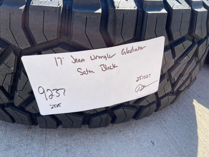 17" Jeep Wrangler SPORT OEM wheels rims tires 9237 black NITTO NEW