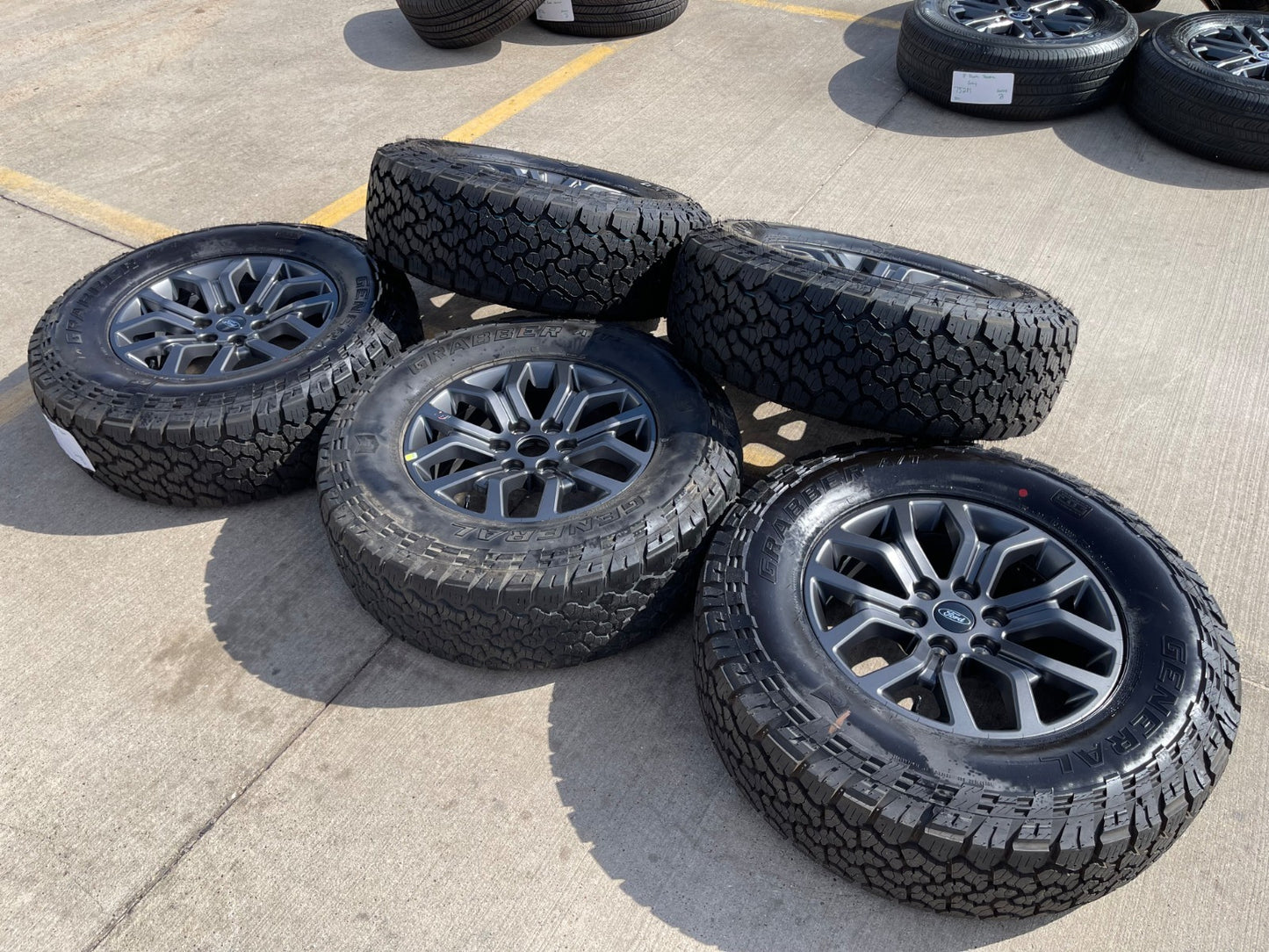 (5) 18" Ford F-150 TREMOR OEM rims wheels 10342 95351 Expedition GENERAL NEW