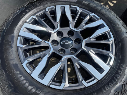20" Chevy Silverado Z71 GMC Sierra Canyon OEM wheels rims 2025 2026 2027 SET