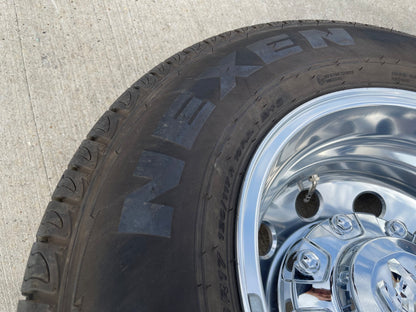 17" Dodge Ram 3500 Dually Laramie 8x200 wheels rims 2701 2702 OEM NEXEN