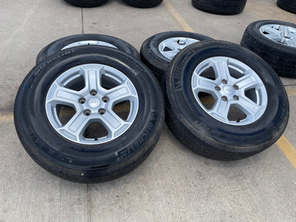 17" Jeep Wrangler Rubicon OEM wheels rims 9216 Gladiator tires MICHELIN