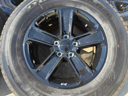 18" Jeep Wrangler Sahara OEM 9221 9255 wheels rims 2022 2023 2024 2025 2026 SET