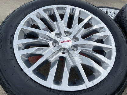 22" GMC Sierra Yukon DENALI Silverado OEM 5921 wheels rims 2021 2022 2023 NEW
