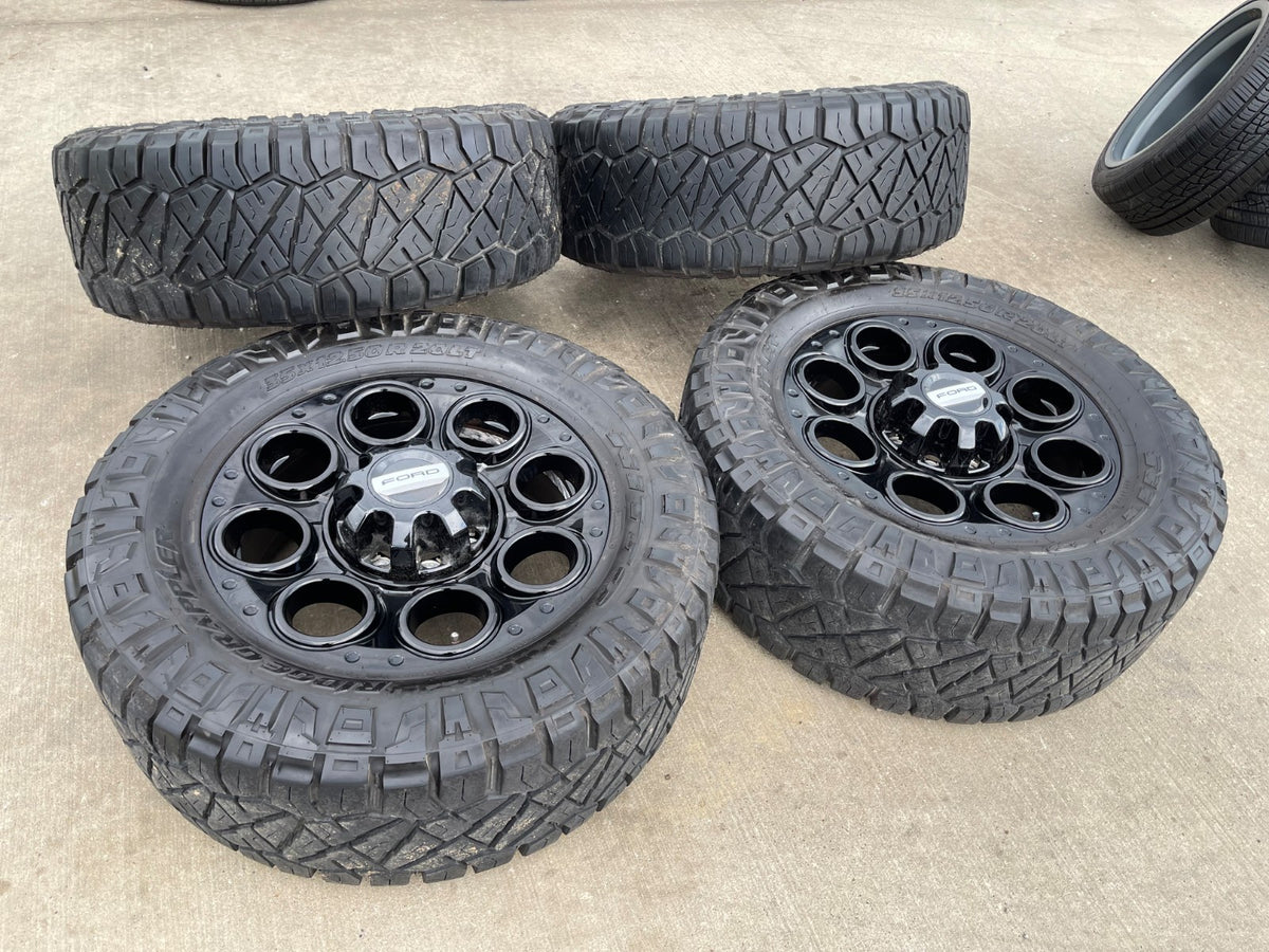 20" Ford F-250 F-350 OEM TREMOR wheels rims SET 10299 10484 SET NITRO 35"