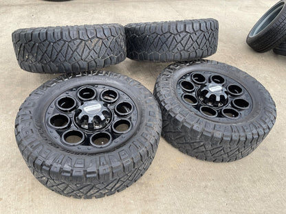20" Ford F-250 F-350 OEM TREMOR wheels rims SET 10299 10484 SET NITRO 35"