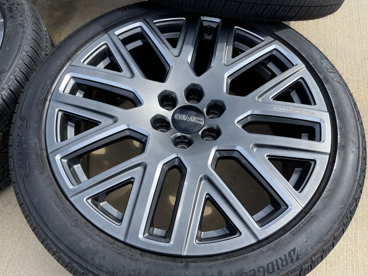 24" GMC Yukon Sierra DENALI OEM wheels rims 2023 2024 2025 2026 2027 NEW