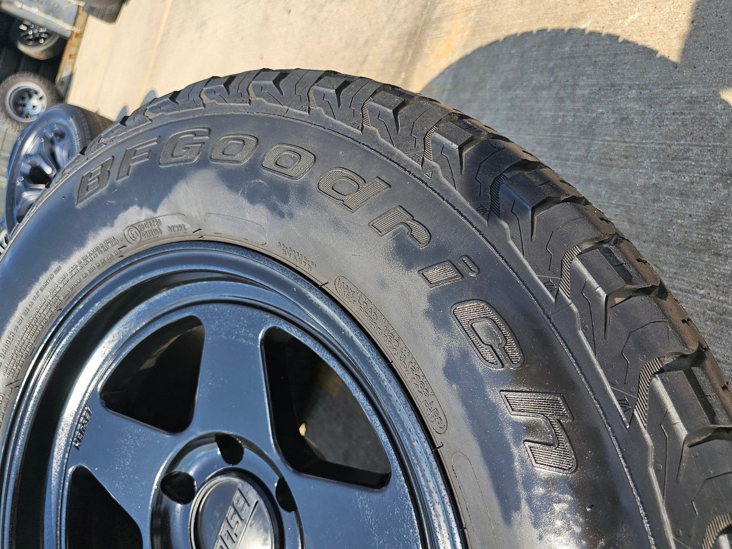 17x8.5 17" Kansei KNP Chevy Silverado RAM Tacoma wheels rims 6x139 6x5.5 BFG