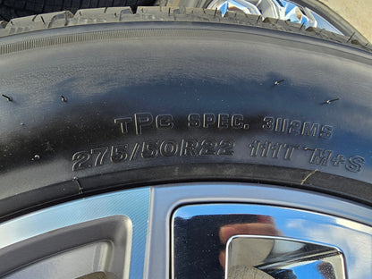 22" GMC Yukon Chevy Tahoe Escalade OEM chrome 95513 14134 wheels rims tires NEW