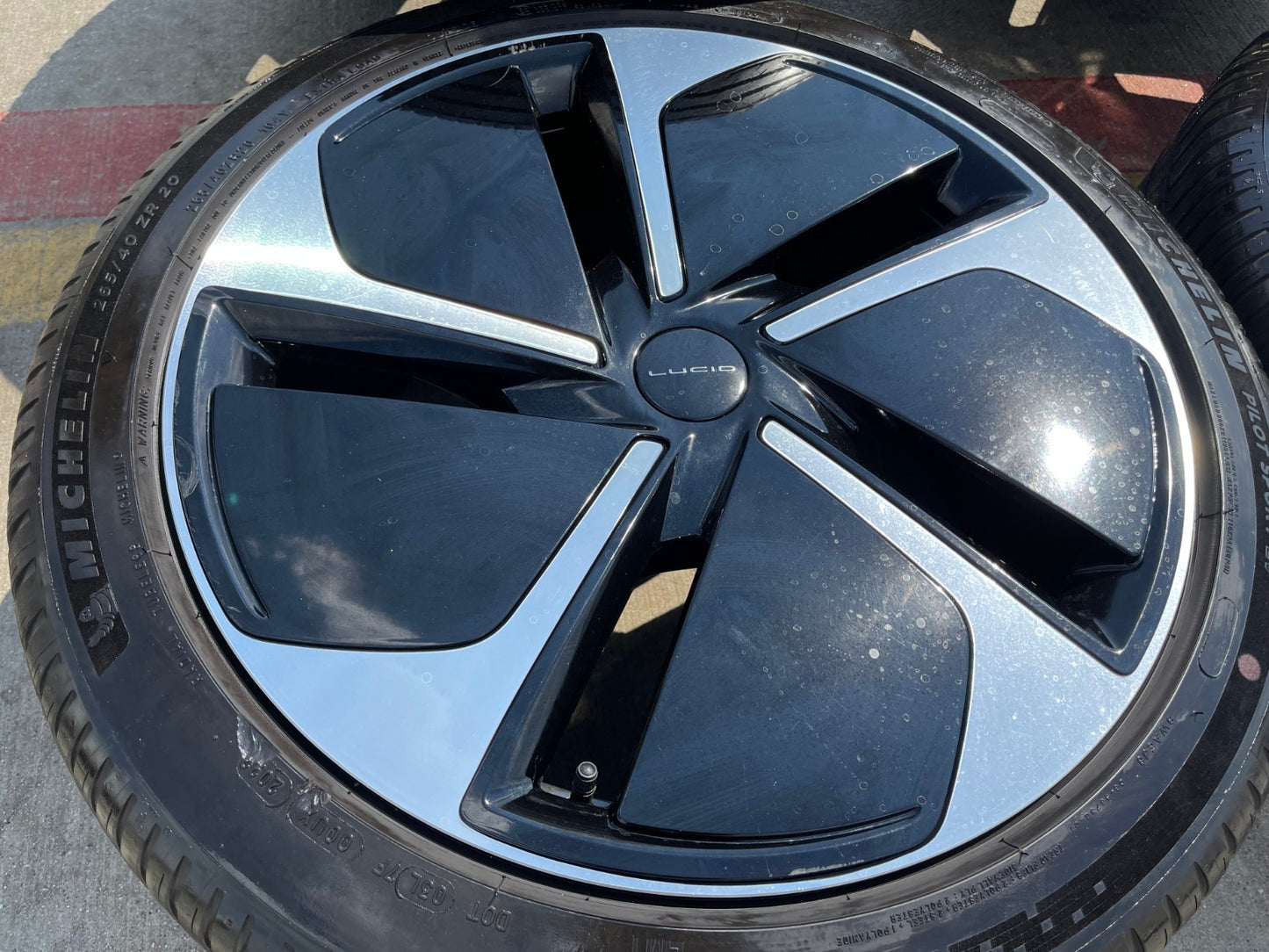 20" Lucid Air OEM Grand Touring 95709 95710 wheels rims 2022 2023 2024 2025 2026