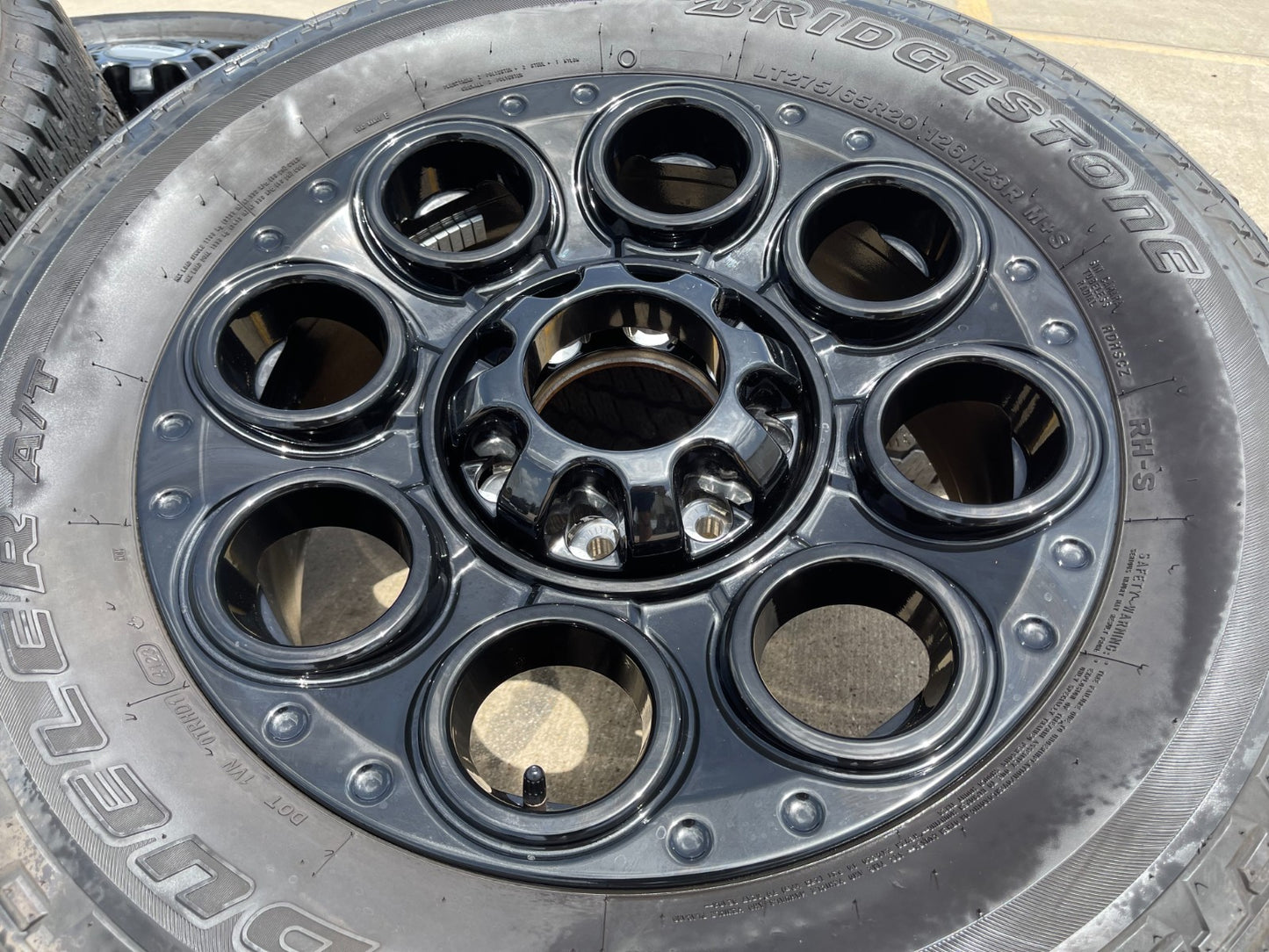 20" Ford F-250 F-350 OEM black TREMOR wheels rims 10299 10484 FITS 2005-2027