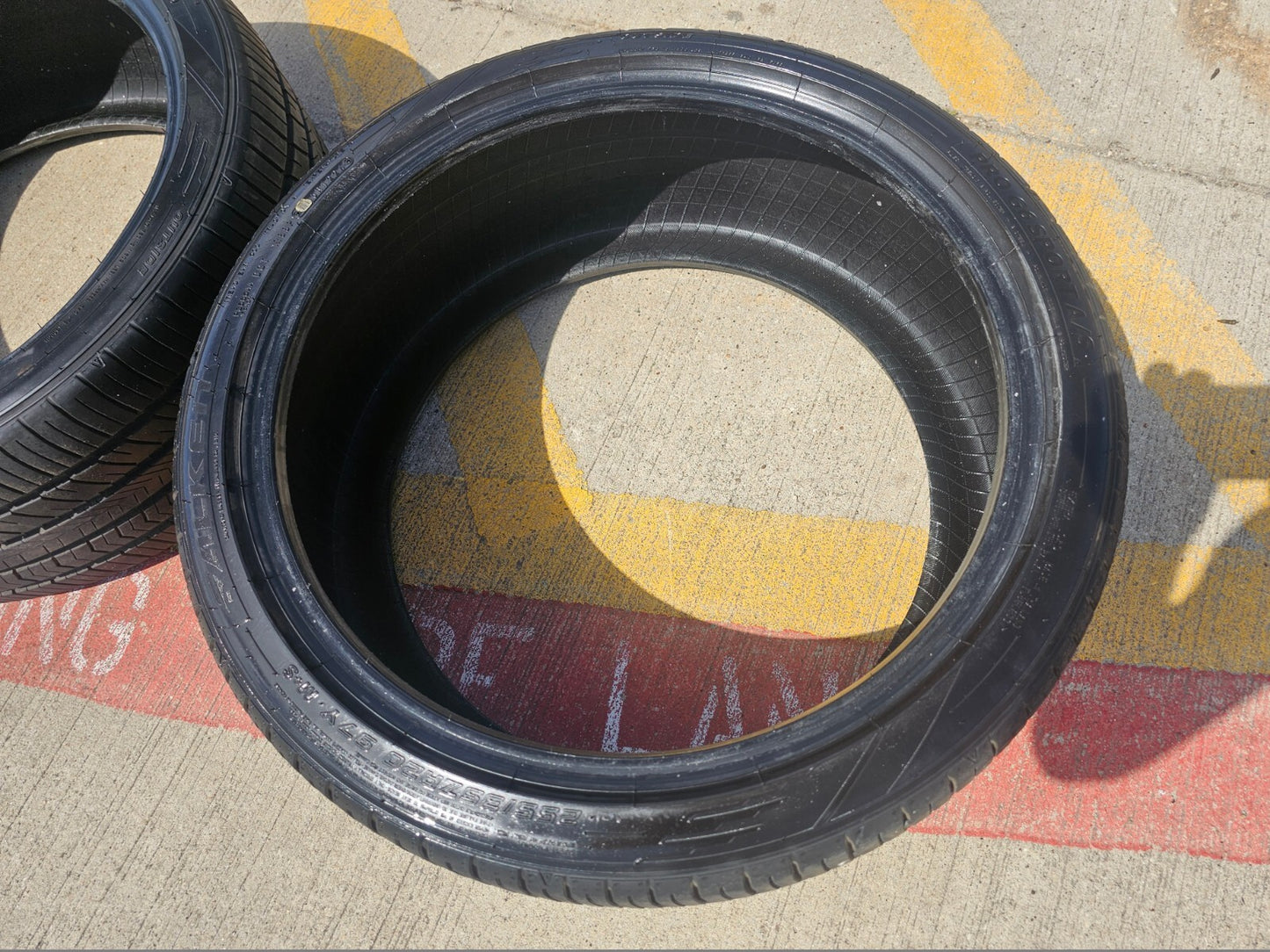 (1) 255/35/20 Falken Pro G6 Sport A/S tire 255/35r20