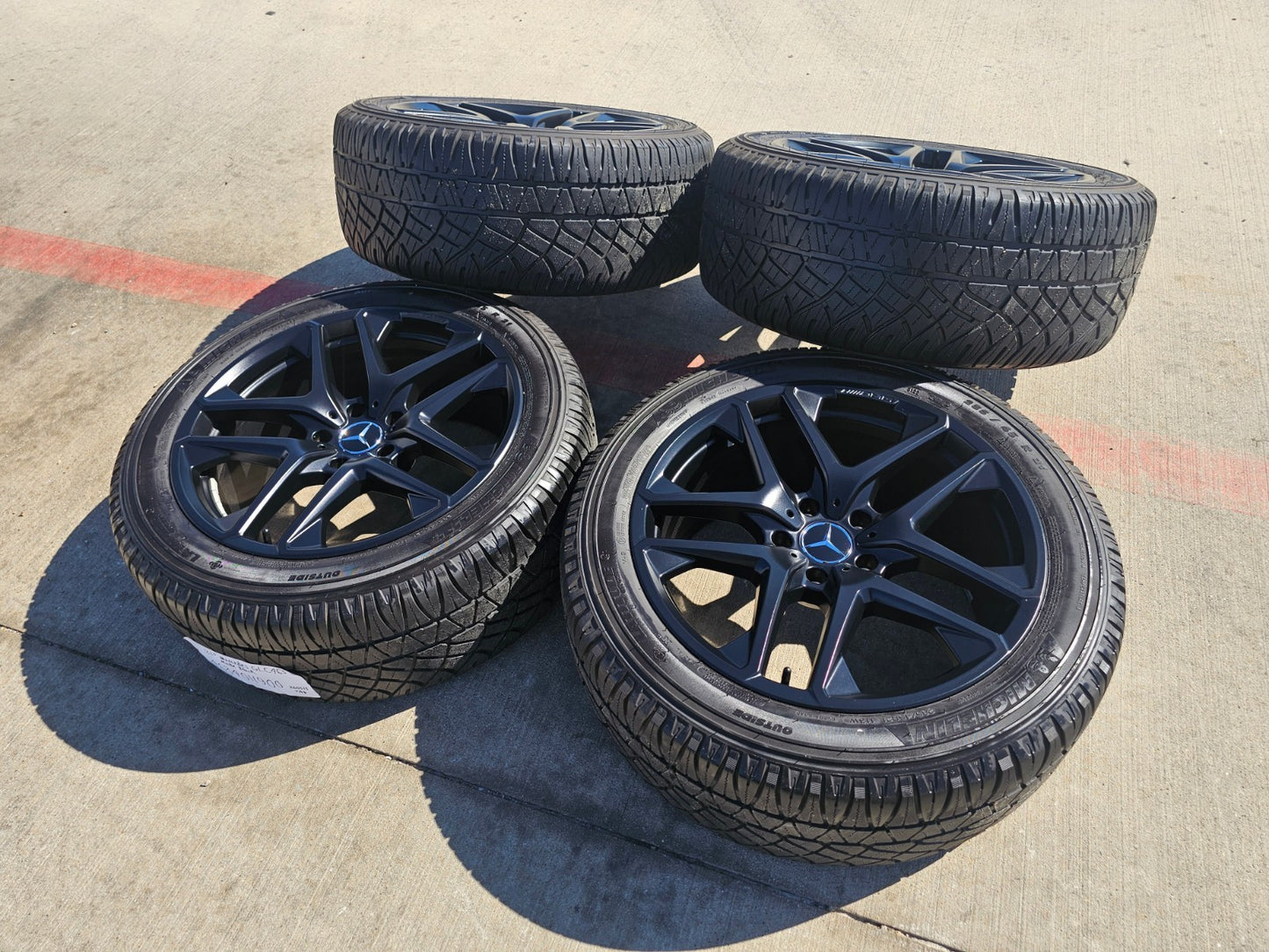21" Mercedes G Wagon G63 AMG OEM wheels rims 2020 2021 2022 2023 2024 MICHELIN