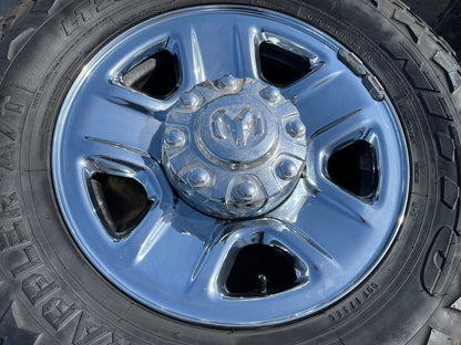 18" Dodge Ram 2500 3500 STEEL chrome OEM 2473 wheels rims NITRO
