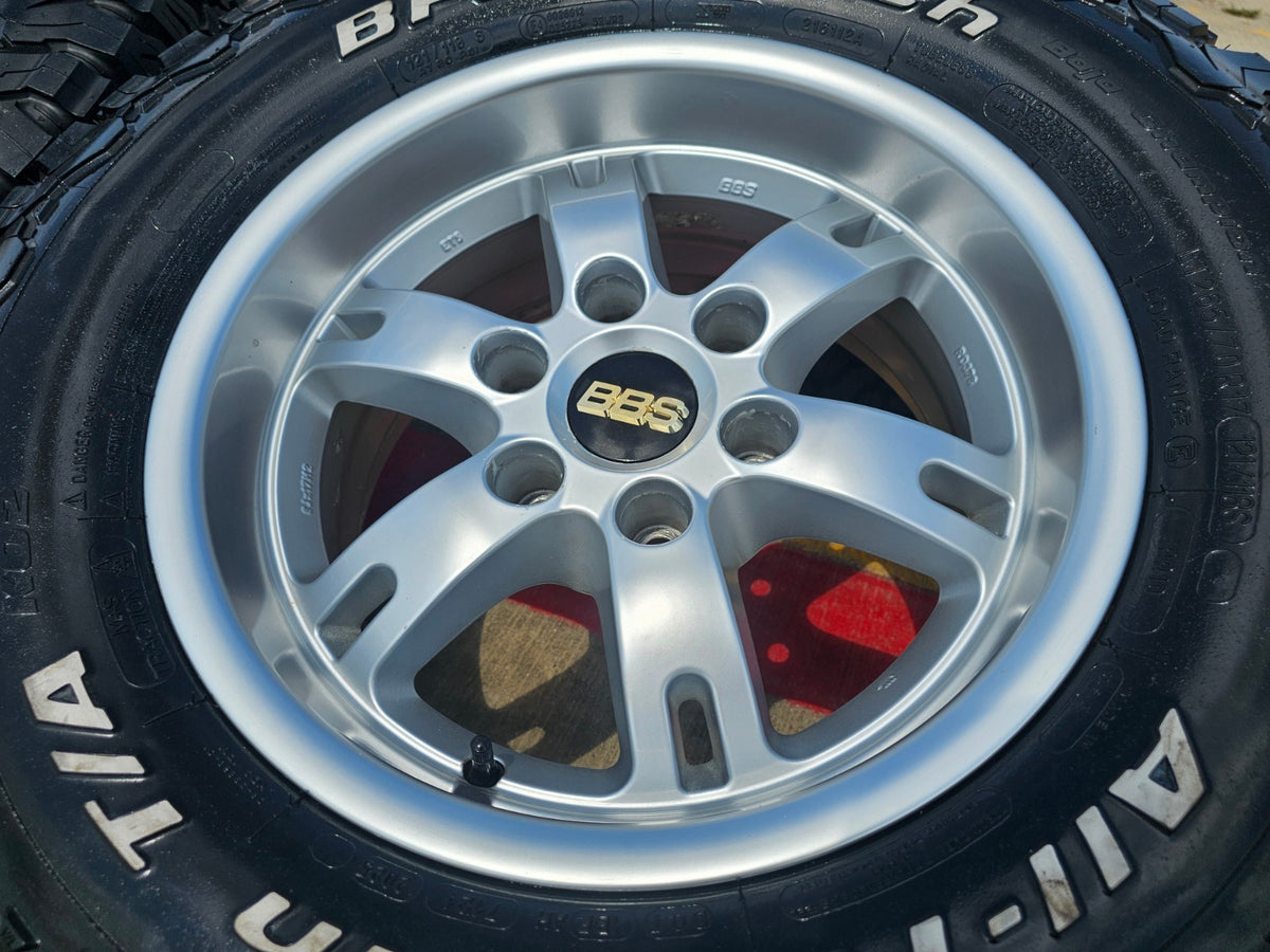 17" Toyota FJ Cruiser BBS TRD PRO 4Runner Tacoma OEM wheels rims BFG KO2 A/T NEW