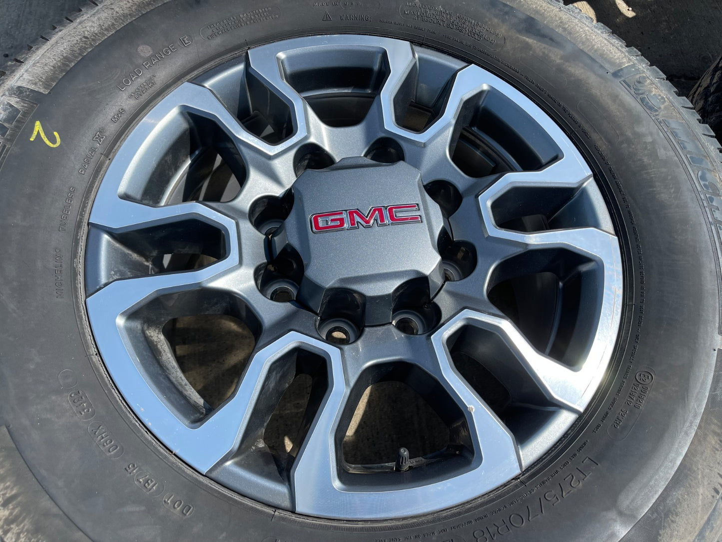 18" GMC Sierra AT4X Chevy Silverado 2500 3500 OEM wheels rims SET RIM# 5949