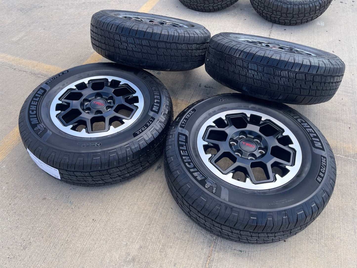 18" Toyota Tacoma 4Runner TRD OEM 94199 wheels rims 2025 2026 2027 MICHELIN NEW