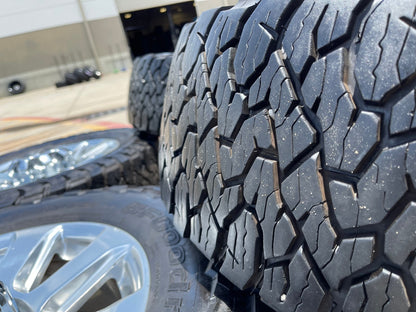 20" Ford F-250 F-350 Platinum OEM rims wheels 10103 tires BFG KO3 A/T