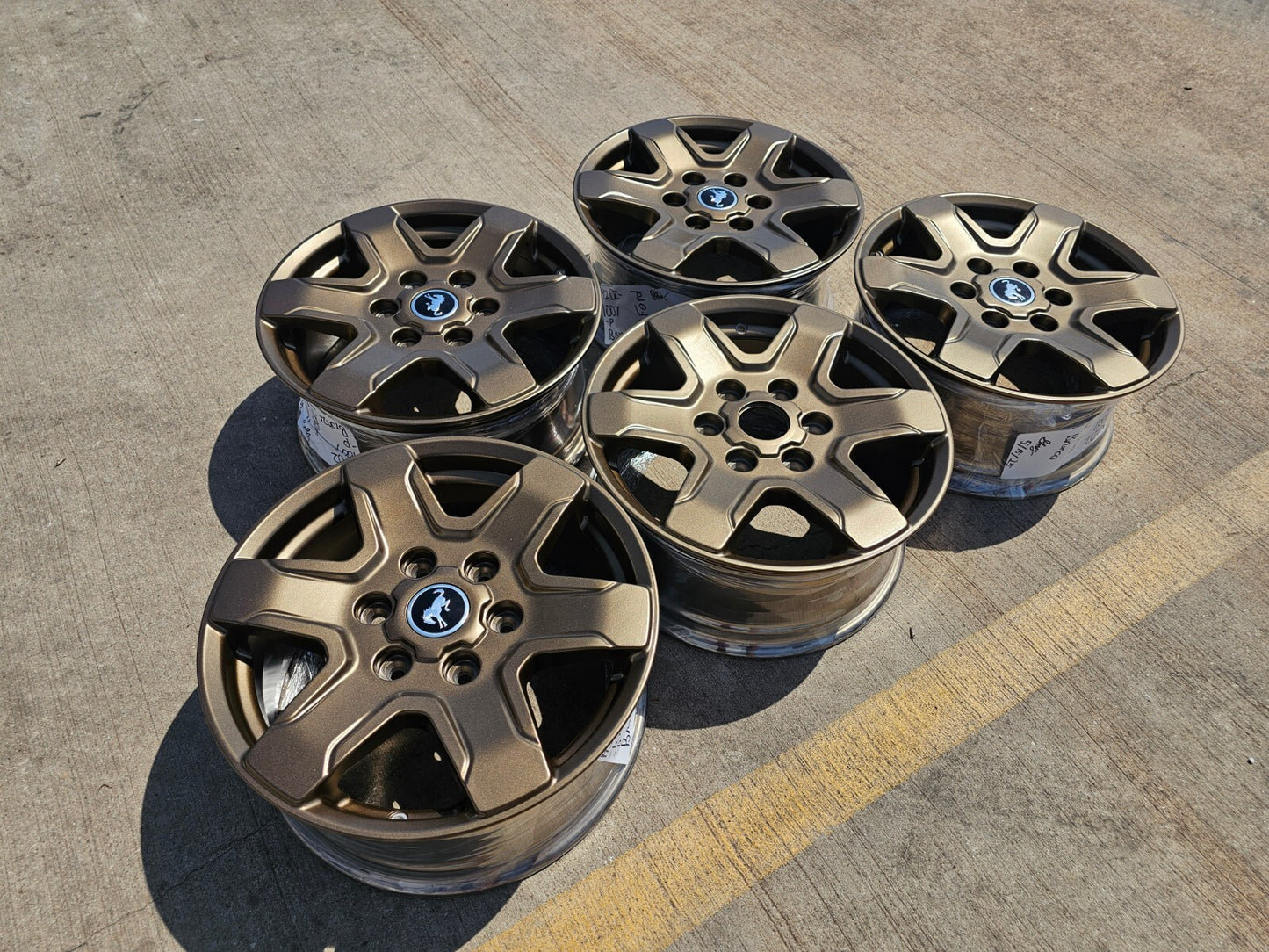 (4) 17" Ford Bronco wheels rims 95292 10383 SASQUATCH Ranger 2023 2024 2025 NEW