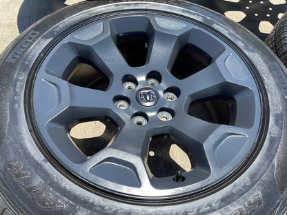 20" Dodge Ram 1500 OEM Laramie Black 2680 wheels rims tires 2024 2025 2026 NEW